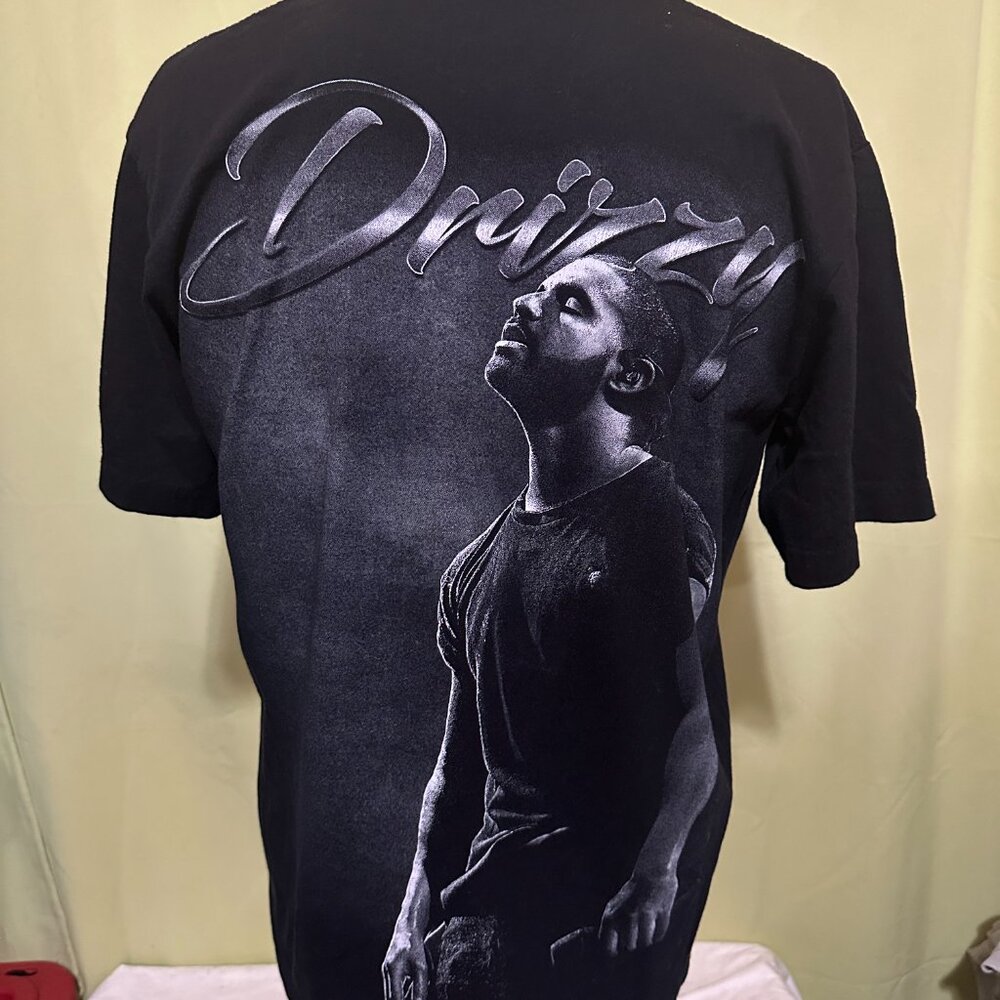 Drake The Roxx Men's Black T-Shirt Size Large Drizzy Music Single Stitch